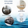 BUFFER® Gri Su Sızdırmaz  Banyo Mutfak Lavabo Küvet İzolasyon Şerit Bant