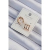 Xuping Rose Renk Zirkon Taşlı Earcuff Küpe - TJ-BKP9439