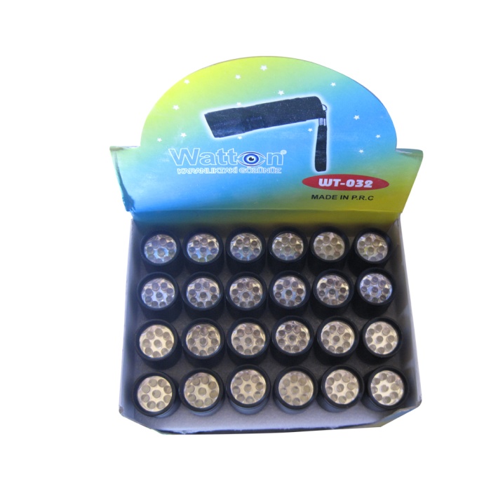 9 Ledli EL Feneri Promosyon Ürünü Watton Wt-032