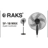 SF18 MAX RAKS VANTİLATÖR