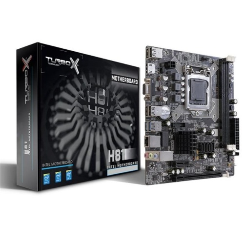 TURBOX     TURBOX WORKTEAM H81 DDR3 1600MHZ 1XVGA 1XHDMI 6XUSB 2.0 1150P MATX