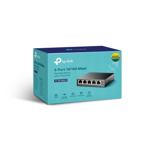 TP-LINK  TL-SF1005LP 5-Port PoE Switch