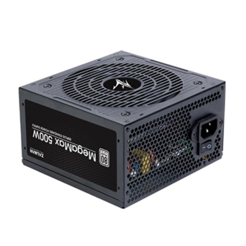 Zalman  zm500 txıı 500w 80+ dual forward 120mm fan power supply