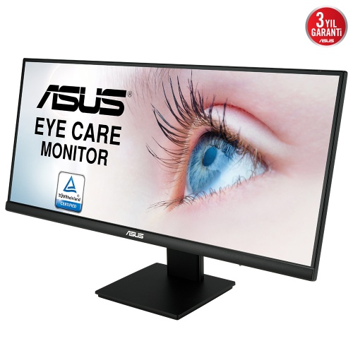 ASUS 29  VP299CL 29 IPS 21:9 Ultra-wide FHD 2560 x 1080 1MS 75HZ DP HDM USB-C MM VESA 3YIL EYECAR FLICKER-FREE CERCEVESIZ DUSUK MAVI ISIK Monitör