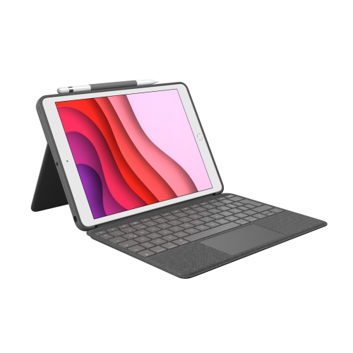 LOGITECH  COMBO TOUCH DOKUNMATİK PANELLİ KLAVYELİ KILIF GRİ IPAD PRO 12.9 INC 5. GEN. 920-010186