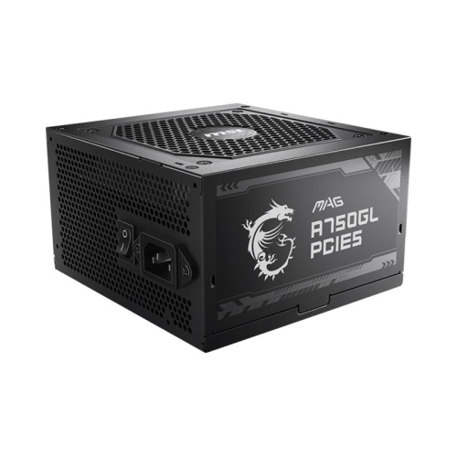 MSI  PSU MAG A750GL PCIE5 750W 80+ GOLD FULL MODULAR POWER SUPPLY