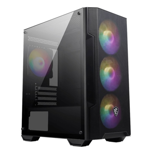 MSI MSI MAG FORGE M100A D60 Temperli Cam 4x A-RGB Fan 4x 120mm Fan 600W 80+ Bronze PSU ATX Gaming Bilgisayar Kasası