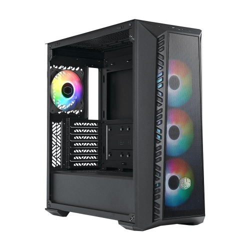 COOLERMASTER CM MasterBox 520 Tempered Glass ARGB 4x120mm Fanlı, Mesh Ön Panel Pencereli MidTower Kasa