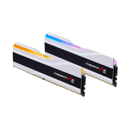 GSKILL GSKILL Trident Z5 RGB Beyaz DDR5-6400Mhz CL32 64GB (2x32GB) DUAL (32-39-39-102) 1.4V