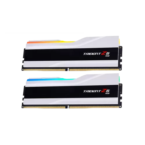 GSKILL GSKILL Trident Z5 RGB Beyaz DDR5-6400Mhz CL32 64GB (2x32GB) DUAL (32-39-39-102) 1.4V