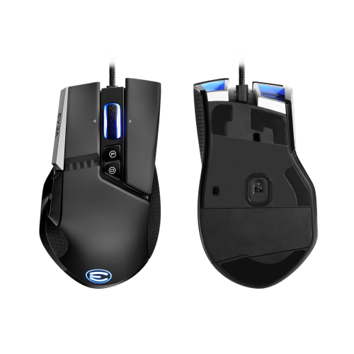 EVGA  X17 Gaming Mouse, Wired, Black, Customizable, 16,000 DPI, 5 Profiles, 10 Buttons, Ergonomic