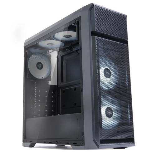 Zalman  n5of psu yok 4x120mm fan atx mıd tower sıyah kasa