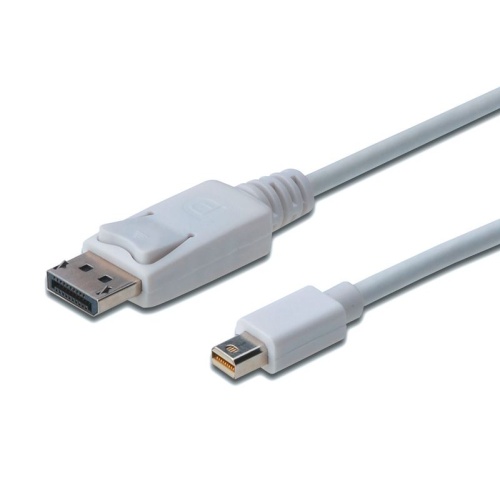 ASSMANN DisplayPort connection cable, mini DP-DP M/M, 2.0m,w/interlock, DP 1.1 AK-340102-020-W