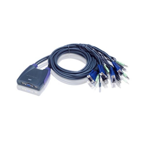 ATEN CS64US-AT 4-PORT USB VGA/AUDIO CABLE KVM SWITCH