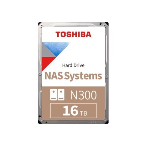 TOSHIBA 3.5 16TB 7200 SATA3 512MB N300 7/24 NAS HDWG31GUZSVA