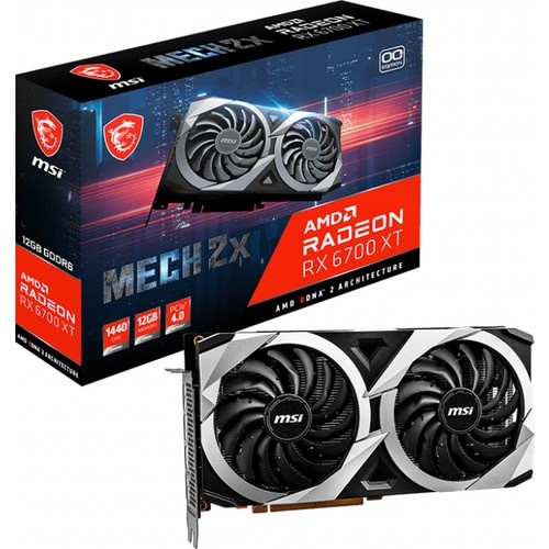 MSI VGA RADEON RX 6700 XT MECH 2x12G OC RX6700XT 12GB GDDR6 192B PCIE 4.0 X16 (3XDP 1XHDMI)