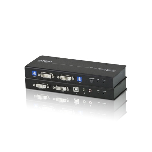 ATEN CE604-AT-G USB DVI DUAL VIEW CAT 5 KVM EXTENDER