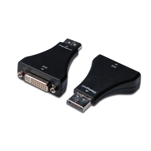 ASSMANN DisplayPort adaptör, DP-DVI-I (24-5) Erkek/Dişi, kenetlenmeli, CE, syh AK-340603-000-S