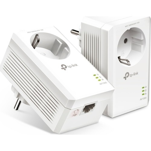 TP-LINK TL-PA7017P KIT AV1000 Gigabit Passthrough Powerline Başlangıç Kiti