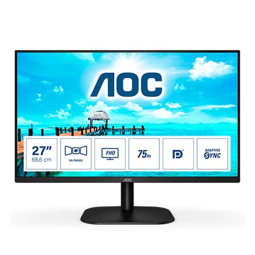 AOC 27 27B2QAM 4MS 75HZ VGA HDMI DP