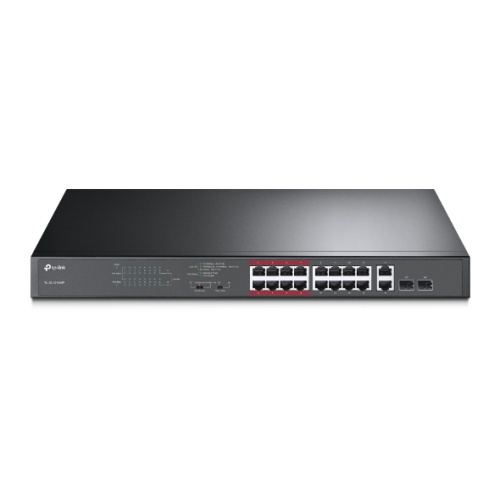 TP-LINK  TL-SL1218MP 16PORT 10/100 YÖNETİLEMEZ POE SWITCH