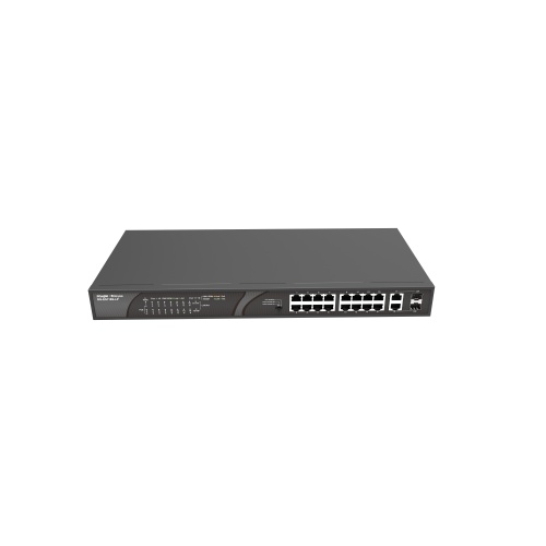 RUIJIE  REYEE RG-ES118S-LP 16 PORT 10/100 16 PORT POE 2 X COMBO UPLINK 120W YONETILEMEZ RACK MOUNT SWITCH