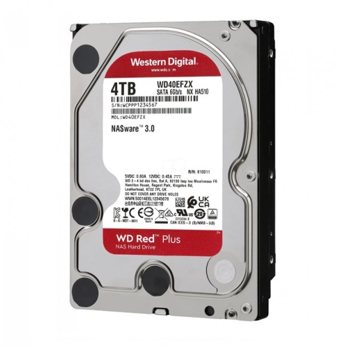 WESTERN DIGITAL 4TB Red 3.5 5400Rpm 256MB Sata3 WD40EFPX