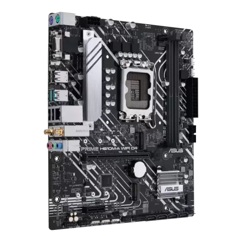 ASUS PRIME H610M-A-WIFI, 2xDDR5, M.2, D-SUB, HDMI, DP, Wi-Fi 5, Bluetooth 5.0, 12.Nesil, LGA1700 Soket, Anakart