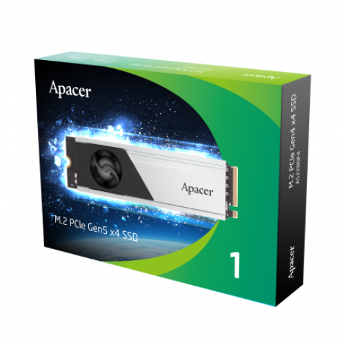 APACER Apacer AP1TBAS2280F4-1 1TB 12000/11800 MB/s M.2 PCIe Gen5 x4 SSD (AP1TBAS2280F4-1)