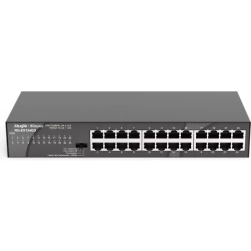 RUIJIE REYEE RG-ES116G 16 PORT 10/100/1000 YONETILMEZ RACK SWITCH