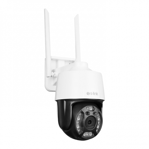 S-LINK SL-PTZ02, Akıllı Güvenlik Kamerası, WiFi, 3Mpix, 3.6mm Lens, 25m. Gece Görüşü, Hareket algılama, İki Yönlü Ses, Micro SD Kartlı, TUYA Yazılım