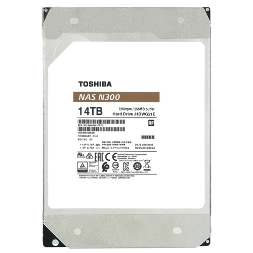 TOSHIBA N300 14TB 7200Rpm 512MB - HDWG21EUZSVA HDEXW10ZNA51F