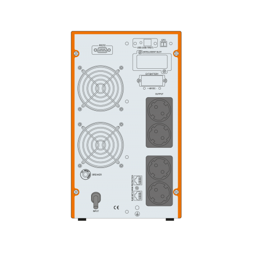 MAKELSAN MAKELSAN Powerpack SE 3 KVA Online UPS(6x9A Akü)