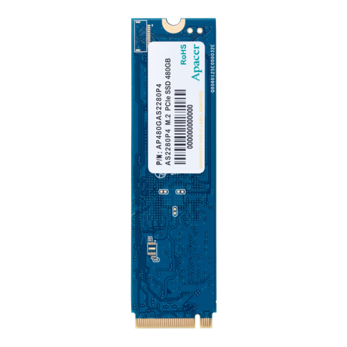 APACER AP1TBAS2280P4-1 1TB 3000/2000MB/s NVMe PCIe Gen3x4 M.2 SSD Disk