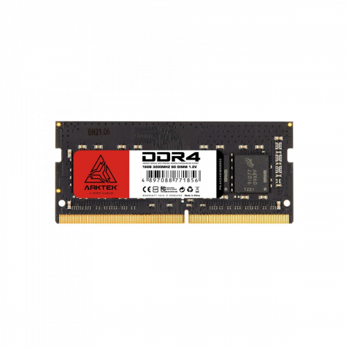 ARKTEK AKD4S16N3200, 16GB, DDR4, 3200Mhz, 1,2V, CL22, Notebook, SODIMM RAM