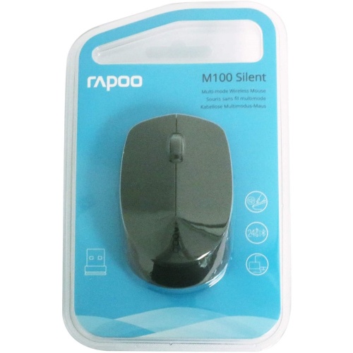 RAPOO 18199 M100 1300DPI Kablosuz Mouse SİYAH