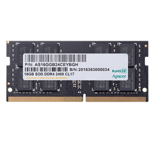 Apacer 16GB (1x16GB) 3200Mhz CL22 DDR4 Notebook SODIMM Ram (ES.16G21.GSH)