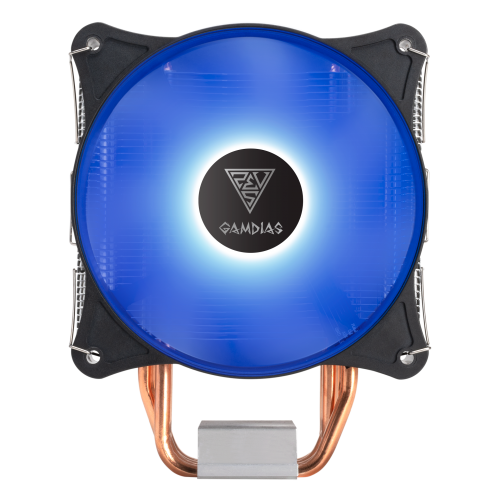 GAMDIAS BOREAS E1-410, BLUE Lights, 120mm CPU  Kule Tipi Hava Soğutma (AMD AM4 ve INTEL Tüm işlemciler ile uyumlu)
