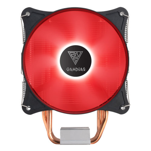 GAMDIAS BOREAS E1-410, RED Lights, 120mm CPU  Kule Tipi Hava Soğutma (AMD AM4 ve INTEL Tüm işlemciler ile uyumlu)