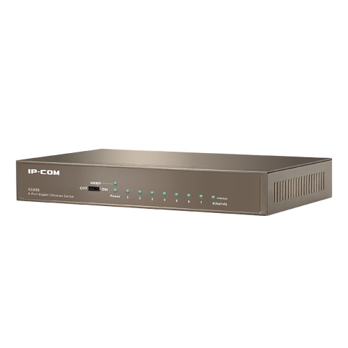 IP-COM IP-G1008 8 PORT 10/100/1000 YONETILEMEZ DESKTOP SWITCH METAL KASA