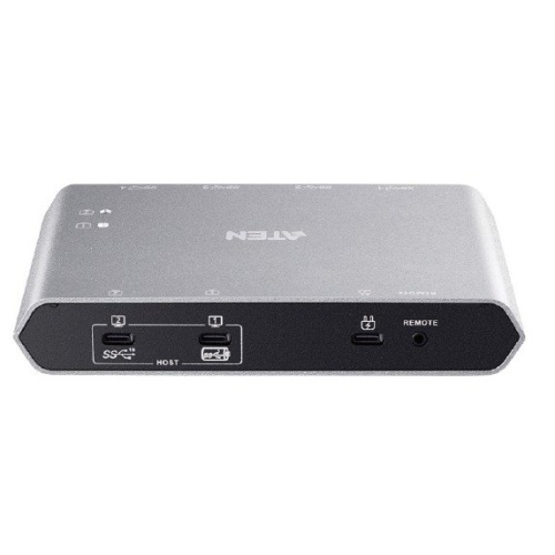 ATEN US3342 2-Port USB-C Gen 2 Paylaşım Switchi, Power Pass-through özellikli