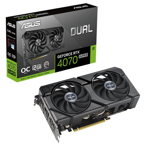 ASUS DUAL-RTX4070S-O12G-EVO, 12Gb, 192Bit, GDDR6X, 1xHDMI, 3xDP GAMING Ekran Kartı