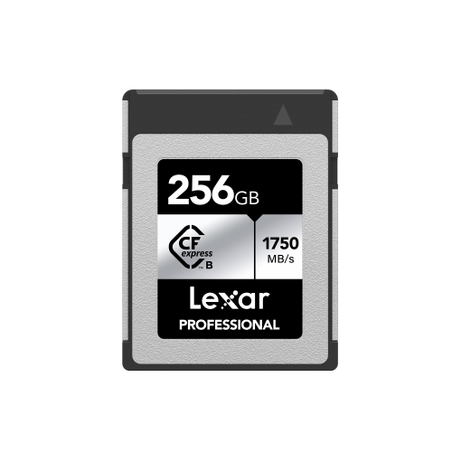 LEXAR 256GB LCXEXSL256G-RNENG CF-EXP PROFESSIONAL CFEXPRESS TYPE B CARD SILVER SERIE UP TO 1750MB/S READ 1300MB/S WRITE