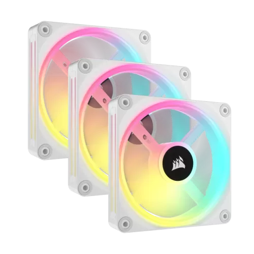 CORSAIR FAN - CO-9051002-WW iCUE LINK QX120 RGB 120mm 3*PWM PC Fans Starter Kit with iCUE LINK System Hub