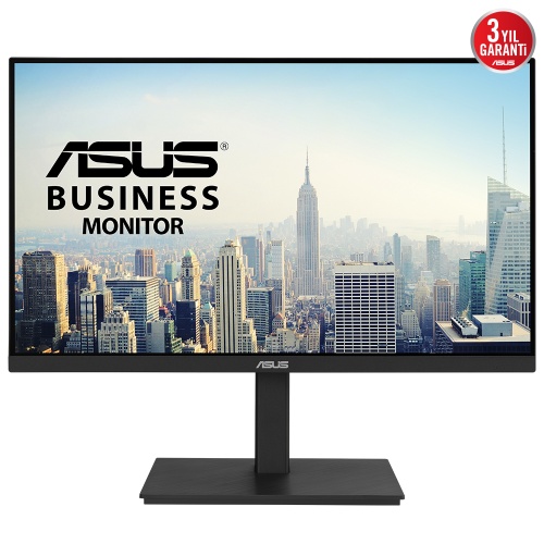 ASUS 23.8 ASUS VA24ECPSN 23.8 IPS FREESYNC 1920x1080 5MS 75HZ DP HDMI USB-C USB MM VESA 3YIL RJ45 EYECARE FLICKER-FREE CERCEVESIZ DUSUK MAVI ISIK Monitör