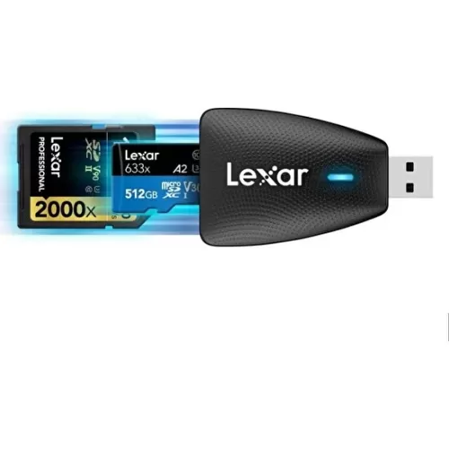 LEXAR LRW450UB CARD READER MULTI-CARD 2-IN-1 USB 3.1 READER SUPPORT SD AND MICROSD UHS-II CARDS