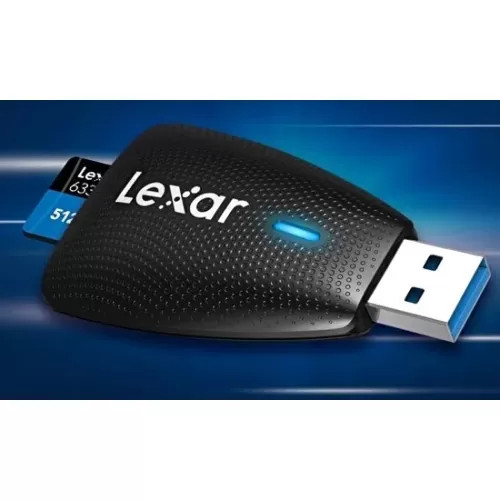 LEXAR LRW450UB CARD READER MULTI-CARD 2-IN-1 USB 3.1 READER SUPPORT SD AND MICROSD UHS-II CARDS