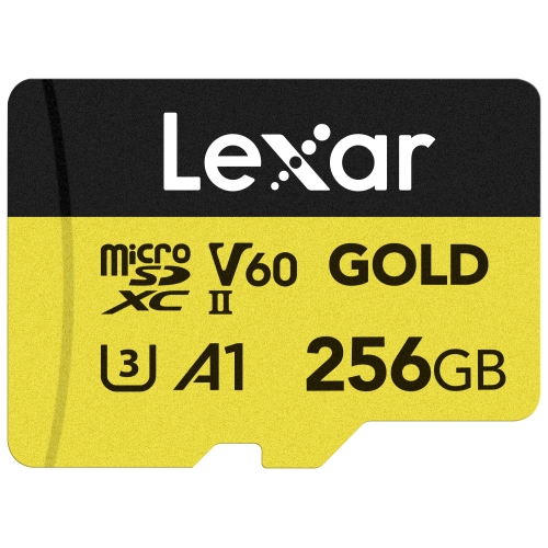 256GB LMSGOLD256G-BNNNG MICROSD GOLD MICROSDXC UHS-IICARDS UP TO 280MB/S READ 180MB/S WRITE C10 A1 V60 U3