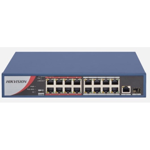 HIKVISION DS-3E0318P-E/M(B) 16 PORT POE YÖNETİLEMEZ