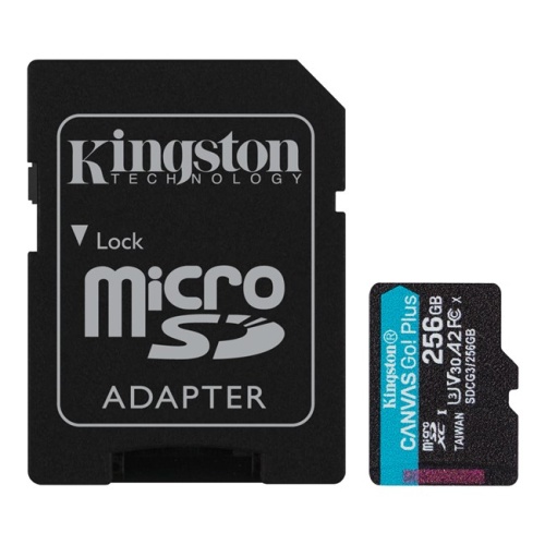 Kingston 256GB mSDXC CanvasGo+ 170MB SDCG3/256GB